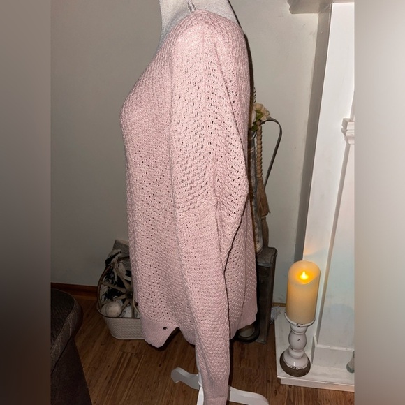 🩷American Eagle, dusty, pink oversized sweater. Size XL EUC🩷 - Picture 2 of 6